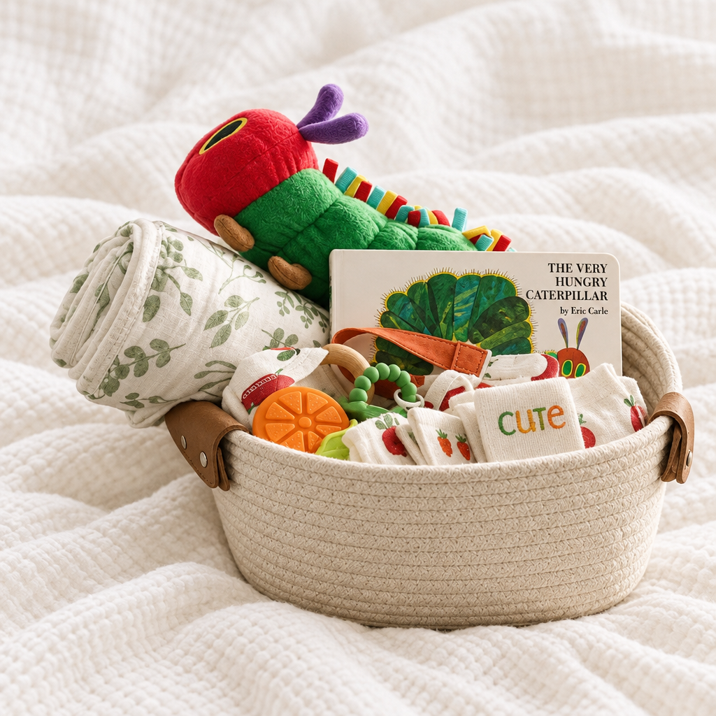 Very Hungry Caterpillar Gift Basket